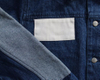 Delicate Design Light Blue Patchwork Men′s Denim Jackets