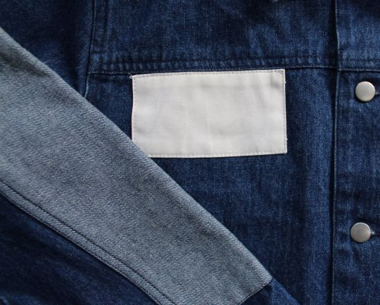 Delicate Design Light Blue Patchwork Men′s Denim Jackets