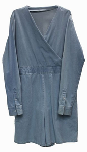 Light Blue Playsuit Fashion Women Jumpsuits Lady Jumpsuit