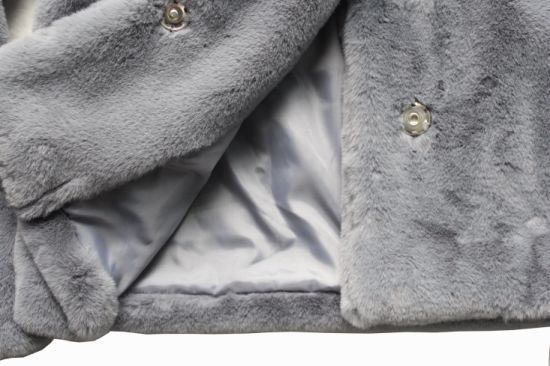 Pure Color Ladies Micro Suede Coat Winter Warm Outwear Coat