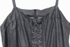 Pure Color Black Plus Size Fashion Slip Women Dress