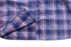 Latest Fashion Men Slim Fit Short Sleeve Grid Breathable Shirt