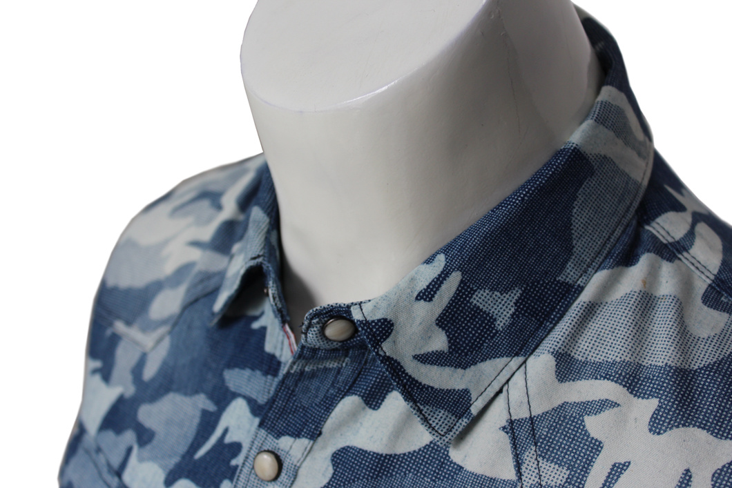 Men's Camouflage Short-Sleeved Casual Shirt