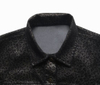 Lady′s Short Paragraph Black Blinking Fascinating Jackets