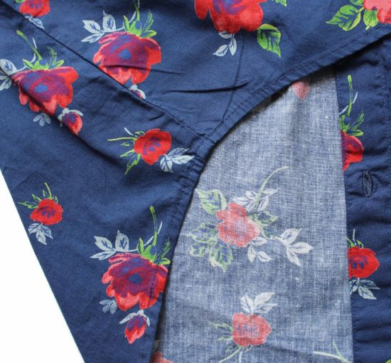 OEM Factory Cotton Casual Fashion Short Sleeve Flora Shirt for Men