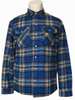 Men′s Plaid Jacket Cotton Filled Jacket Heavy Duty Jacket