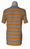 Custom High Men 100% Cotton Round Neck Striped T-Shirt