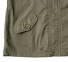 Children′s Zip Fastening Olive Hooded Wind Coat