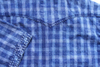 Men′s Checked Plaid Shirt, Casual Grid Short-Sleeved Shirt
