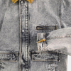 OEM Service Custom Men′s Contrasting Collared Denim Jacket