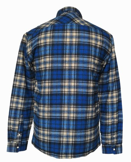 Men′s Plaid Jacket Winter Jacket Cotton Filled Jacket Heavy Duty Jacket