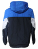 Children′s Zip Fastening Patchwork Hooded Sport Coat