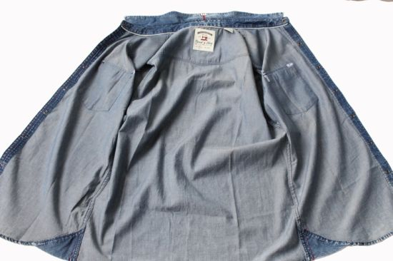 Cotton Casual Fashion Plain Short Sleeve Shirt for Men