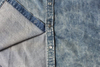 New Arrival Blue Ripped Denim Western Style Chest Pocket Long Sleeve Shirt for Man