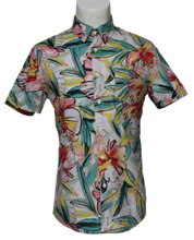 Light-Colored Men′s Cotton Printed Leisure Style Short-Sleeved Shirts