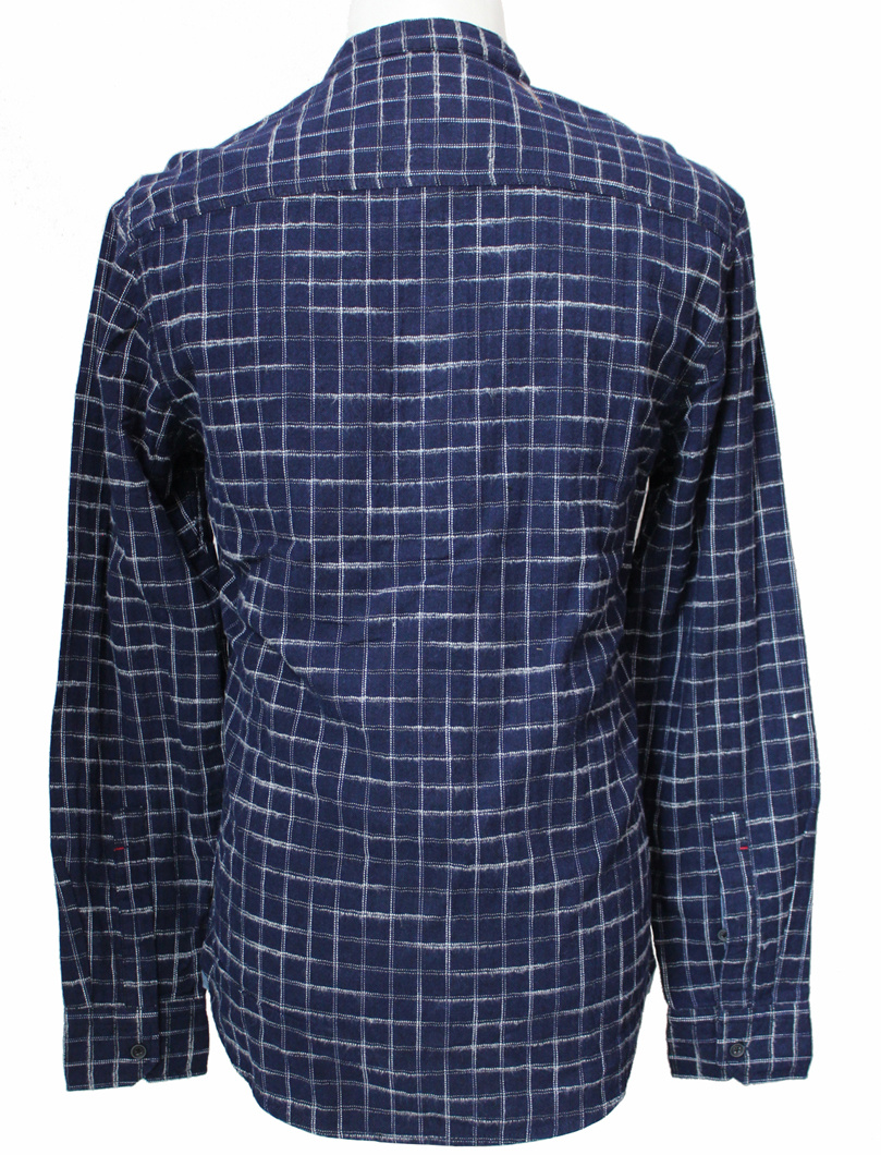 Men's Grid Cotton Shirts with Long Sleeve, Leisure Shirt