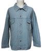 Men′s Oversized Denim Jackets, Light Blue Wash Denim Jackets