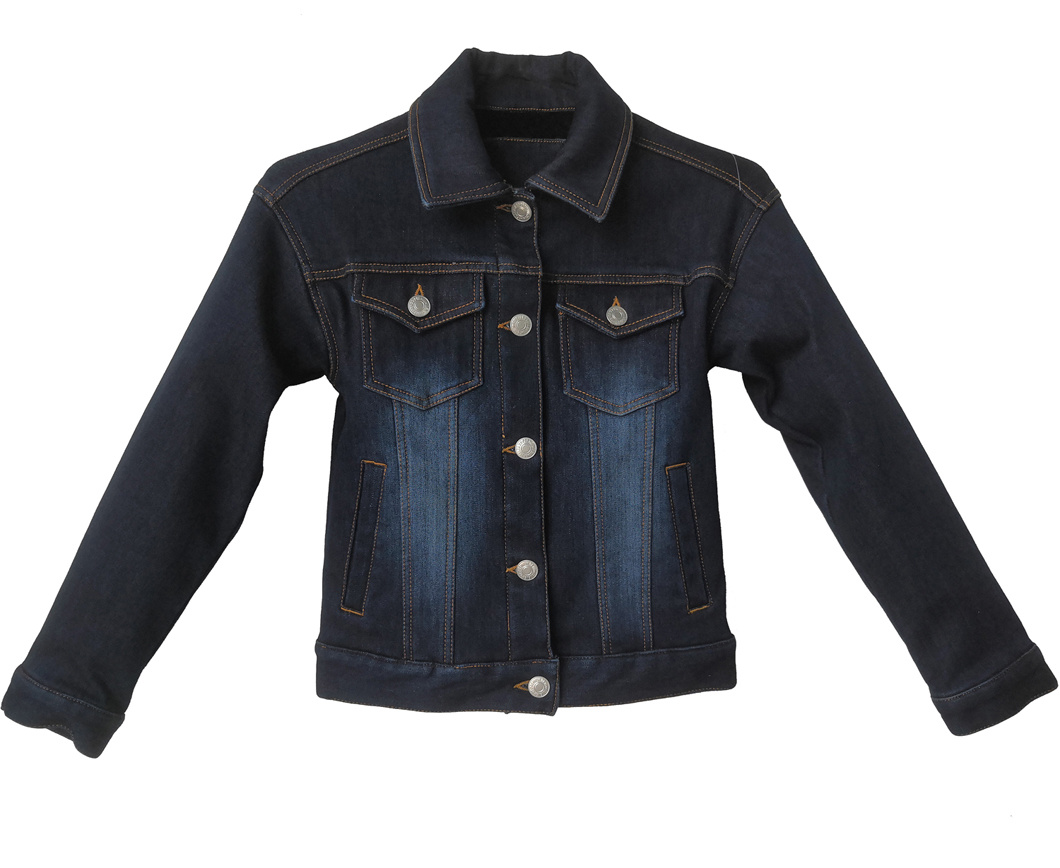 Chic Style Cold Protective Heavy Duty Kid Denim Jackets