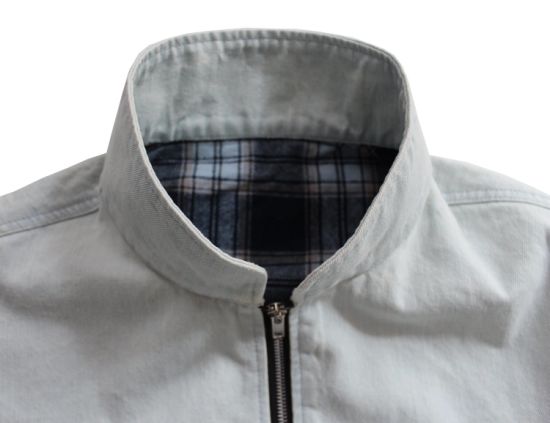 Men′s Standing-Collared Denim Jackets, Heavy Duty Leisure Denim Jackets