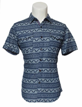 Factory Price Customd Short Sleeves Shirts Stripe Shirts for Men