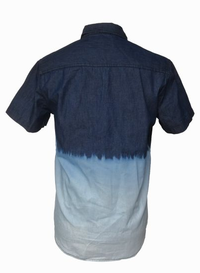 Men′s Gradient Ramp Denim Shirt