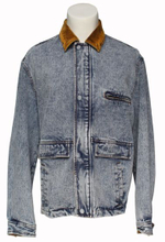Factory Service Custom Men′s Contrasting Collared Denim Jacket