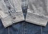 High-End Gradient Ramp Denim Jackets, Three Quarter Sleeve Jackets