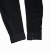 Factory Price Custom Men Long Sleeve Denim Basicstyle Black Denim Shirt