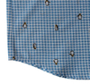Men′s Cartoon Pattern Plaid Grid Leisure Shirts, Light Blue Checked Shirts