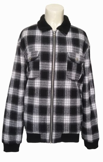 Boutique Men′s Plaid Jacket Winter Jackets, Cotton Filled Jackets