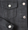 Kids Black Denim Outwear, Black Ripped Denim Jackets