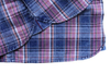 Latest Fashion Men Slim Fit Short Sleeve Grid Breathable Shirt