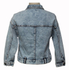 Futuramic Design Girls Denim Jacket with Two Big Pockets, Outwear Denim Jackets