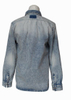 Medium Denim Made Men Long Sleeve Denim Western Style Shirt