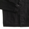 OEM Service Custom Men′s Black Denim Jacket