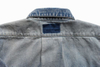 Medium Denim Made Men Long Sleeve Denim Western Style Shirt
