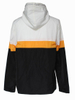 Custom Men′s Color Block Hooded Lightweight Windbreaker Jacket Coat