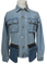 Men′s Light Blue Wash Denim Jackets, Delicate Design Hanging Pockets Jackets