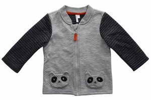 High-End Mini Size Patchwork Style Zip Fastening Babywear