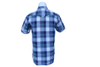 Men′s Outdoor Breathable Short-Sleeved Grid Shirt