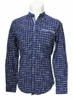 Fashion Boutique Grid Cotton Shirts with Long Sleeve for Men