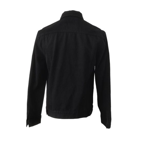 Factory Service High-End Custom Men′s Black Denim Jacket