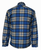Men′s Plaid Jacket Cotton Filled Jacket Heavy Duty Jacket