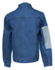 Delicate Design Light Blue Patchwork Men′s Denim Jackets