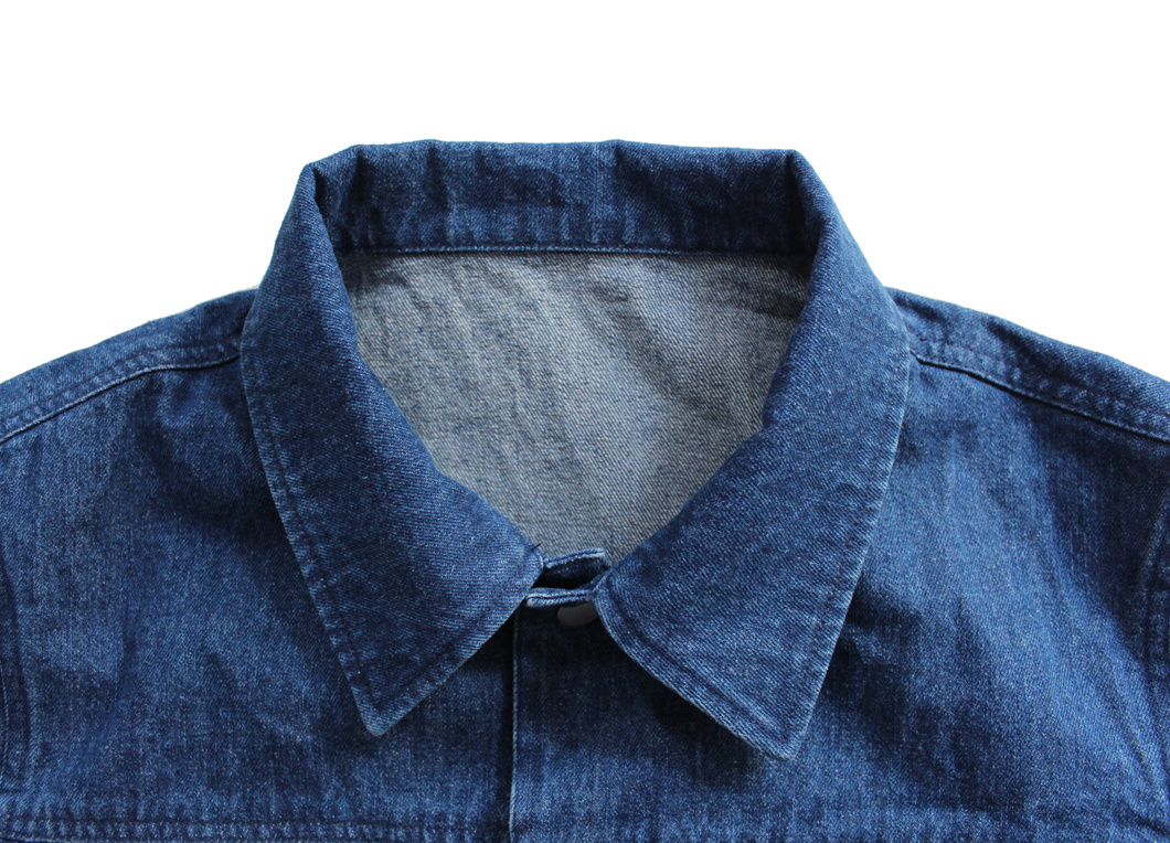 Delicate Design Light Blue Wash Jackets, Men's Patchwork Denim Jackets