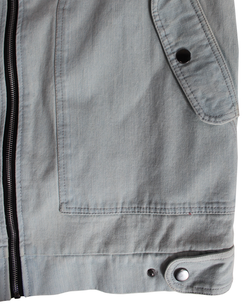 Men's Standing-Collared Denim Jackets, Heavy Duty Leisure Denim Jackets