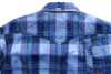 Men′s Outdoor Breathable Short-Sleeved Grid Shirt