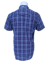 Classic Style Sweat-Absorbing Shirt, Breathable Short Sleeve Plaid Shirts for Men