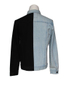 Blue and Black Patchwork Men′s Denim Jackets
