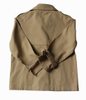 Children′s Wear Girls Coat Dust Coat Pure Khaki Children Dust Coat